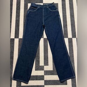 Freddies of Pinewood Teddy Girl Jeans Size 30R Retro Style High Waist Jean Pinup